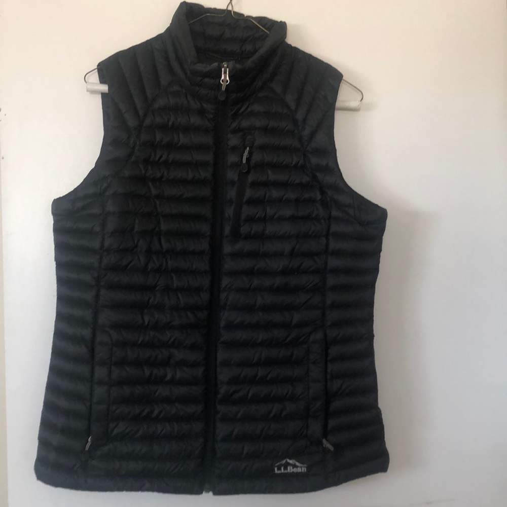 LL bean black vest